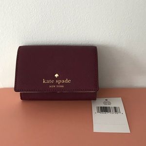 Kate Spade Mikas Pond Wallet in Rioja ⭐️ NWT